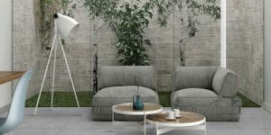 Jordan Grey Glossy Finish Ceramic Floor Tiles