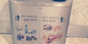 Stainless Steel Shopping Malls Dustbin