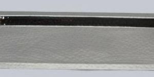 Luxury Hammered Stainless Steel Black Mother OF Pearl Serving Tray