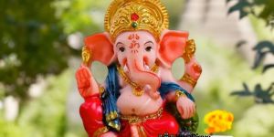 Korean Marble Ganesh Idol 4 Inch