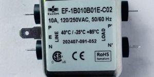 Elcom 10A EF-1B010B01E-C02 Rfi Emi Filter