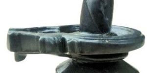 Black Marble Shivalingam