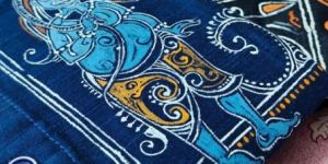 panjabi oil canvas painting