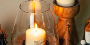 Glass Candle Holders