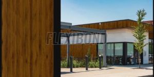 Knotty Wood Finish Aluminum Composite Panel