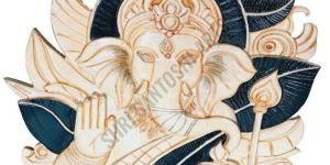 Wooden 3D Ganesha Wall Art