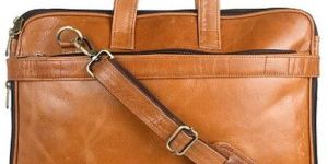 Brown Leather Laptop Bag