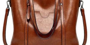 Ladies Brown PU Leather Handbag