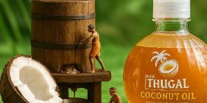 Wooden Cold Pressed Coconut Oil