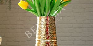 Metal Flower Vase
