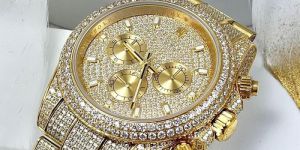 Diamond Studded Watch