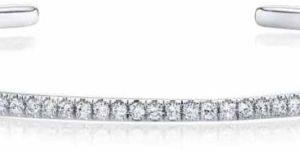 Open Diamond Bangle