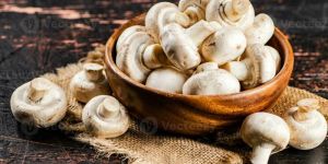 Fresh Button Mushrooms