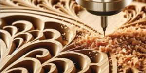 3D CNC Wood Carving Service