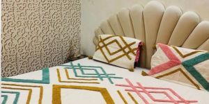 Heavy Work Double Bed Sheet