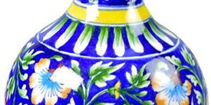 Blue Potter Ceramic Vase