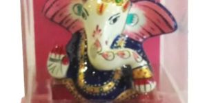 lacquer brass papu ganesha statue