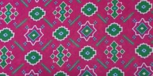 Digital Patola Print on Modal Satin Fabric