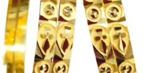 Women Punch Metal Bangles