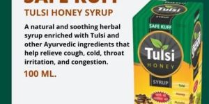 Safe Kuff Tulsi Honey Cough Relief Syrup