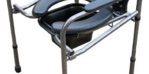 Height Adjustable Commode Chair