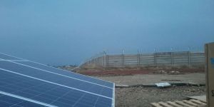 Solar Project Precast Boundary Wall