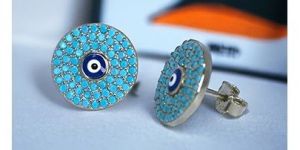 FC017110 Evil Eye Zirconia Stud Earring
