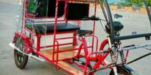 Manual Cum Battery Operated Tricycle