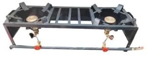 Cast Iron Double Burner Stove, For Hotel,restaurant