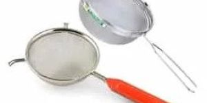 stainless steel milk soup juice strainer