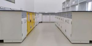 Mild Steel Skirting Mounted Work Bench, For Laboratory