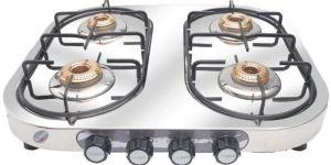4 Burner Cute Oval Pan Support Stove