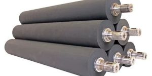 Grey 210mm Neoprene Lamination Rubber Roller, For Printing Industry