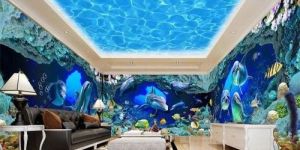 PVC Printed Waterproof Wallpaper