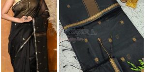 Black Kalyani Cotton Silk Sarees