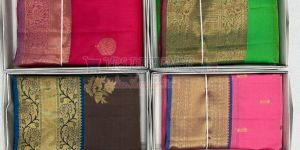 Kanchi Weaving Semi Silk Sarees