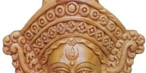 Handcrafted Terracotta 4inch Durga Face