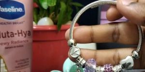 Pandora Inspired Bracelet -Purple