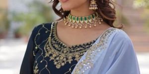 premium designer kurti palazzo dupatta set