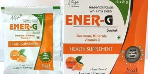 Dextrose with Vitamin C Zinc Electrolytes Lactobacillus Sachets