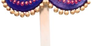 navaratri diwali fashionable terracotta earrings