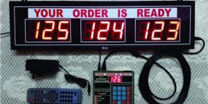 Wired Restaurant Token Display