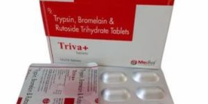 Trypsin Bromelain & Rutoside Trihydrate Tablet