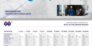 Fabrication Industries Metal Cutting Band Saw Machine