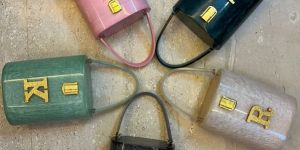 Mini Resin Clutch Bag