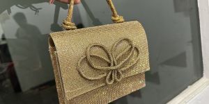 Sparkling Diamond Hand Bag