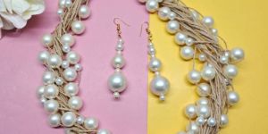Boho Multi-Strand Pearl Necklace Set