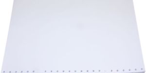 White Plain Computer Paper Sheet