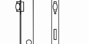 Dorma 985 Narrowstile Roller Latch Lock
