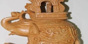 Wooden Elephant Statue